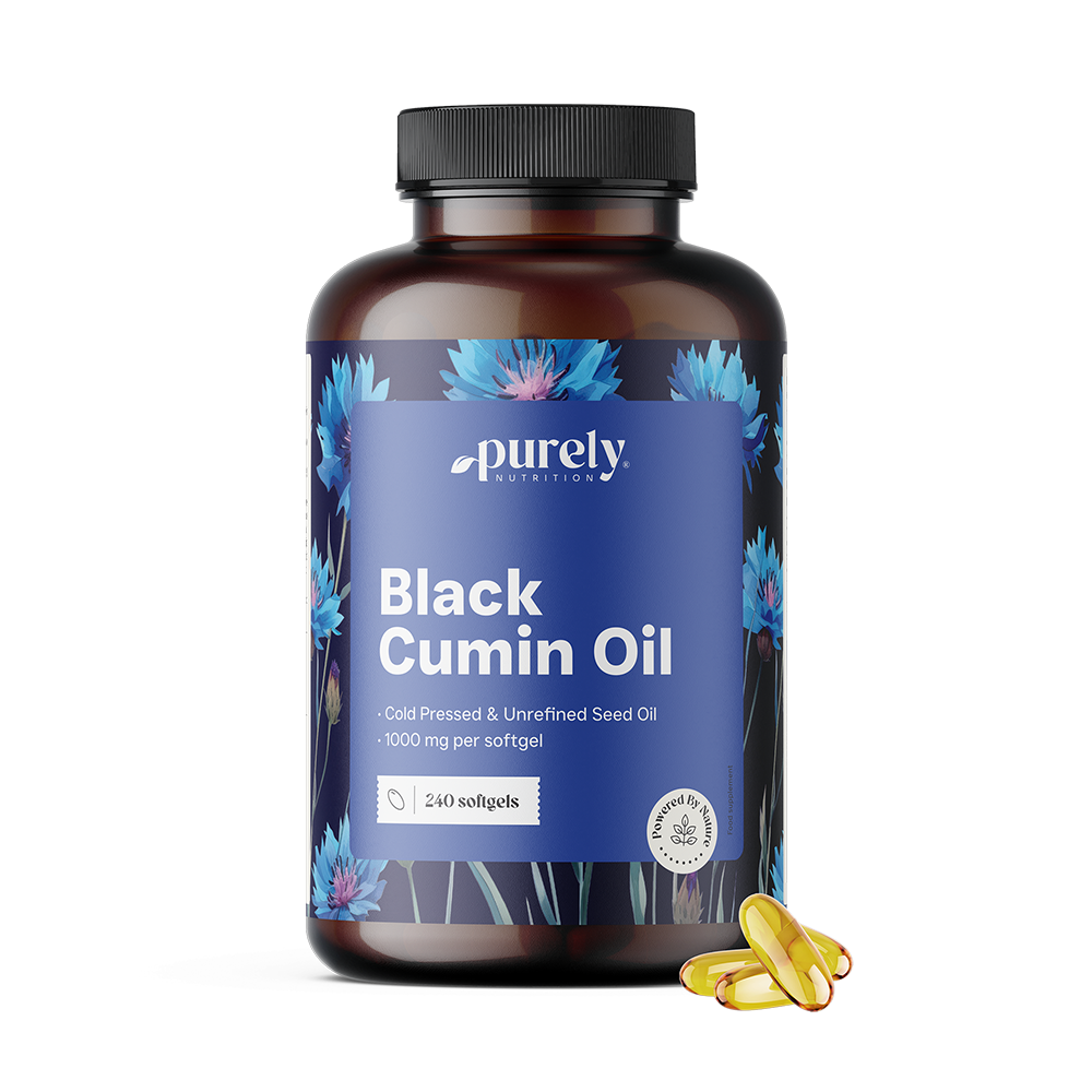 Aceite de comino negro 1000 mg, 240 cápsulas blandas
