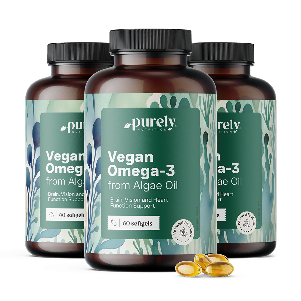 Omega-3 vegano de algas.