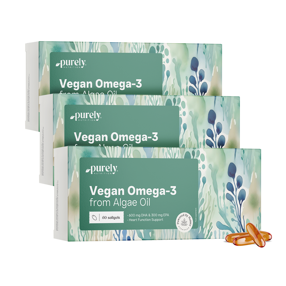 Omega-3 vegano de algas.