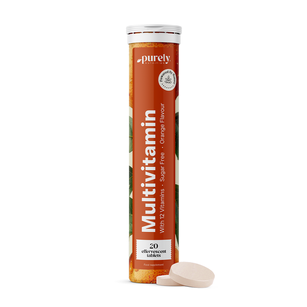 Tabletas efervescentes de multivitaminas.
