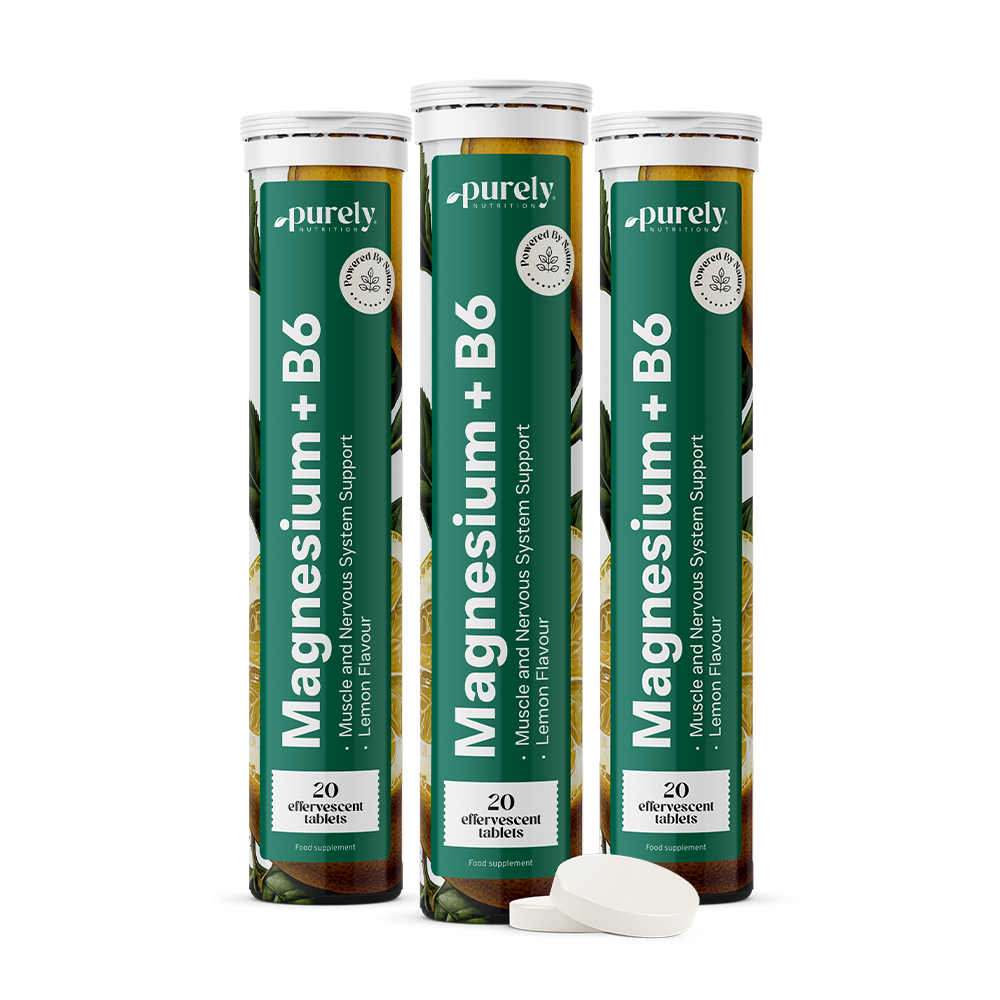 Magnesio + vitamina B6 - tabletas efervescentes.
