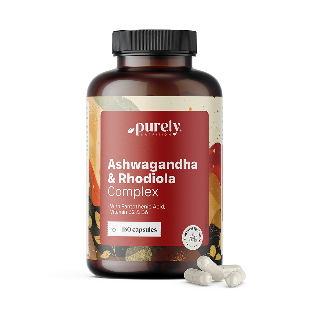 Ashwagandha y raíz de rosa.